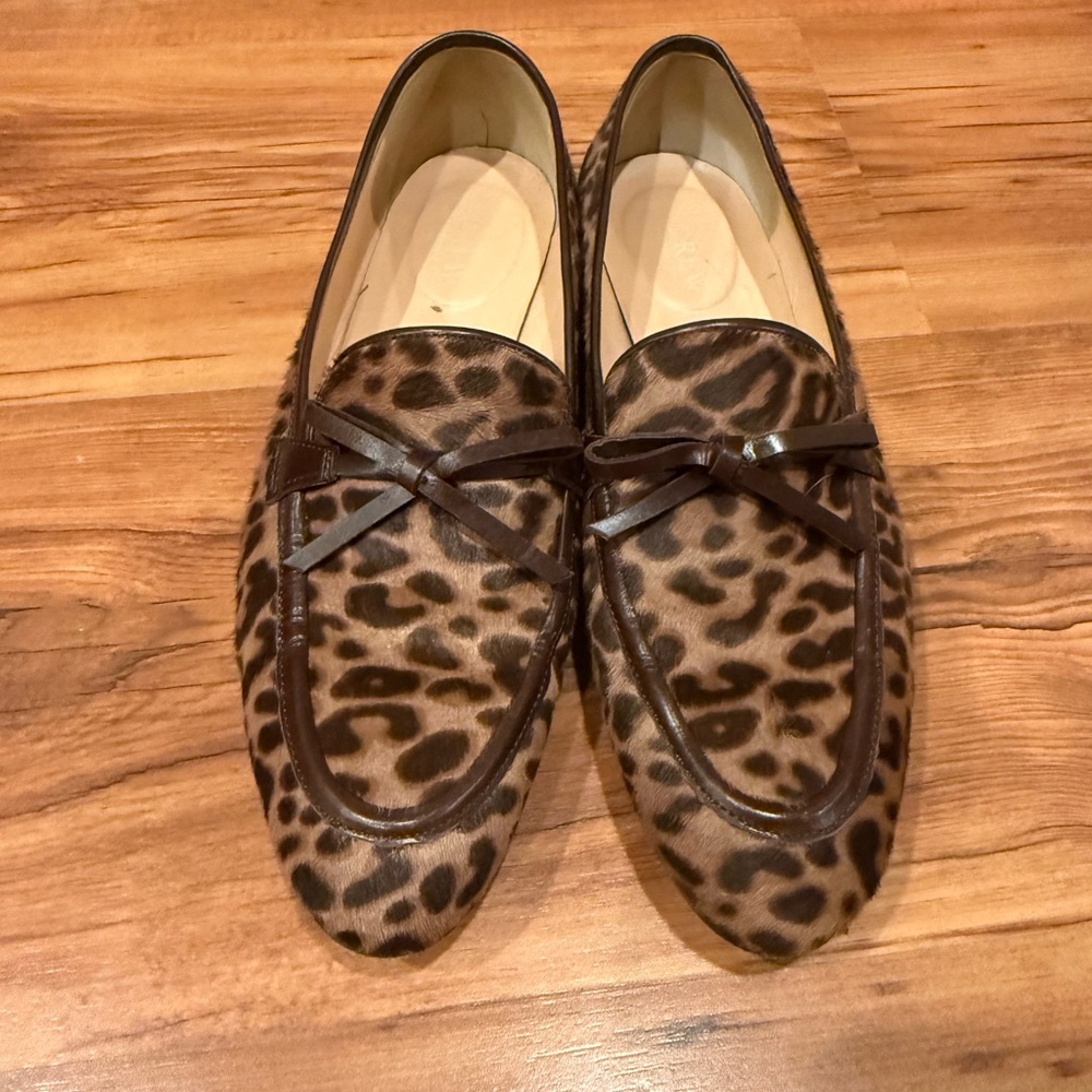 Leopard Print women's Loafers